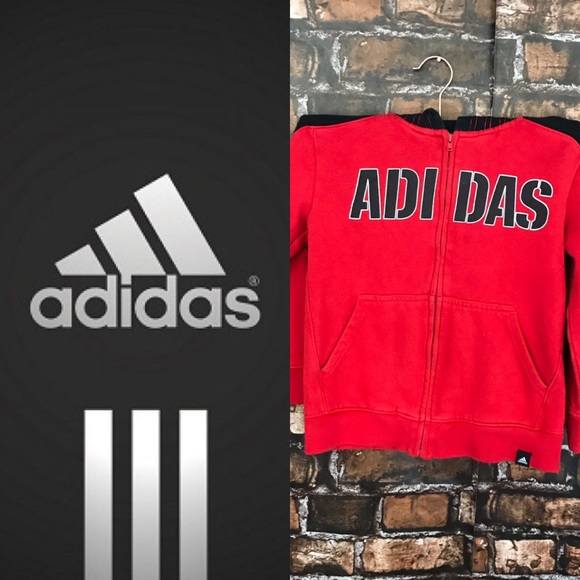 adidas Other - Adidas Boy’s Red & Black Jacket